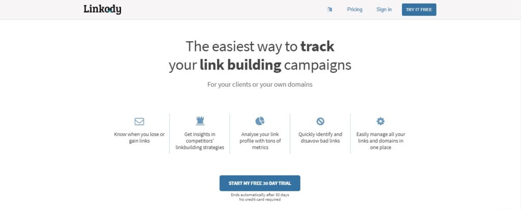 linkody - acklink monitoring tool