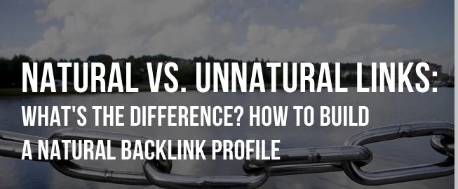 natural vs unnatural links