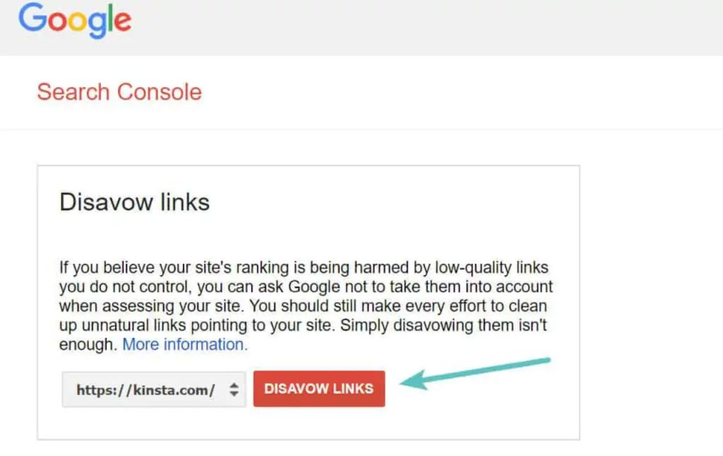  Google's Disavow Links 